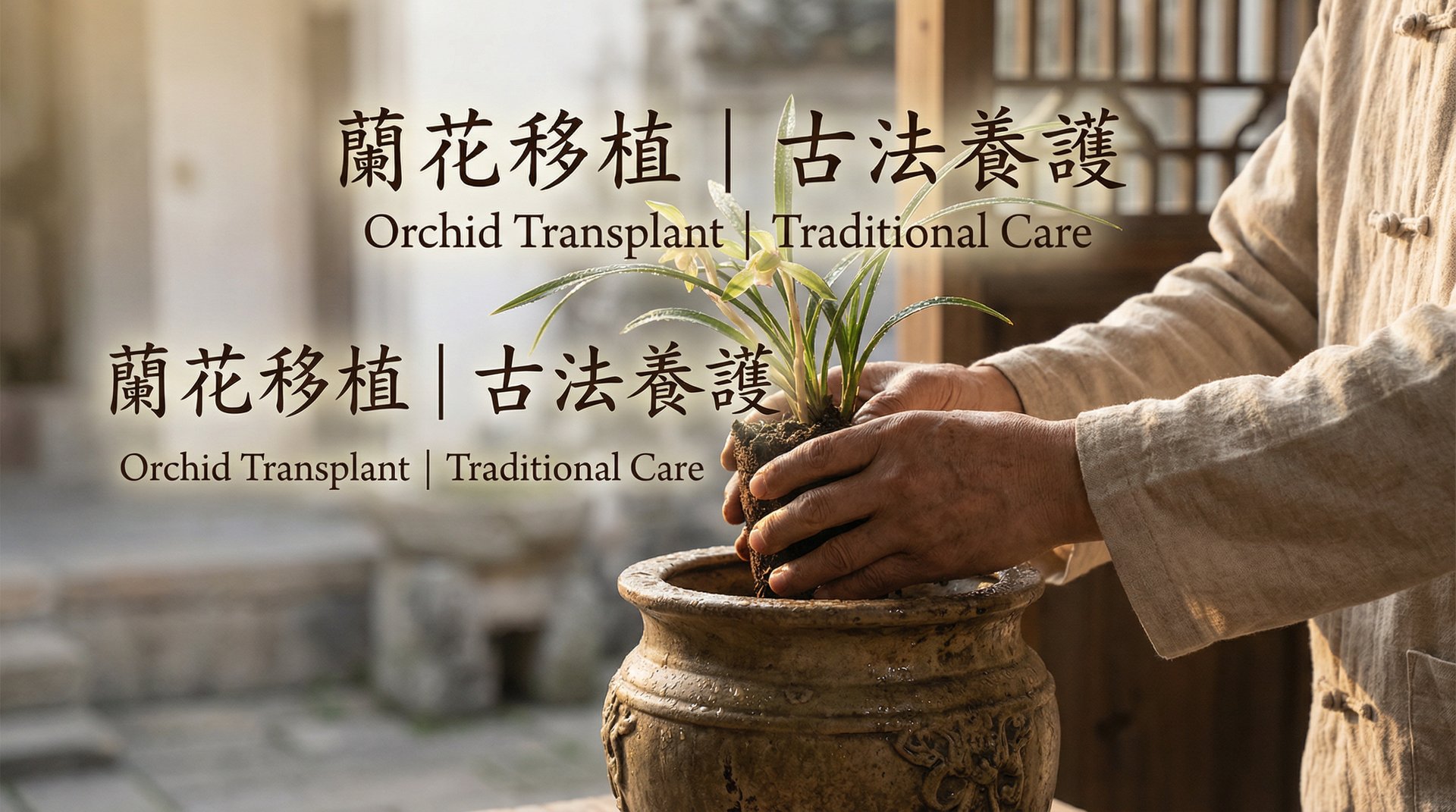 丝瓜视频植物视频兰花移植古法养护