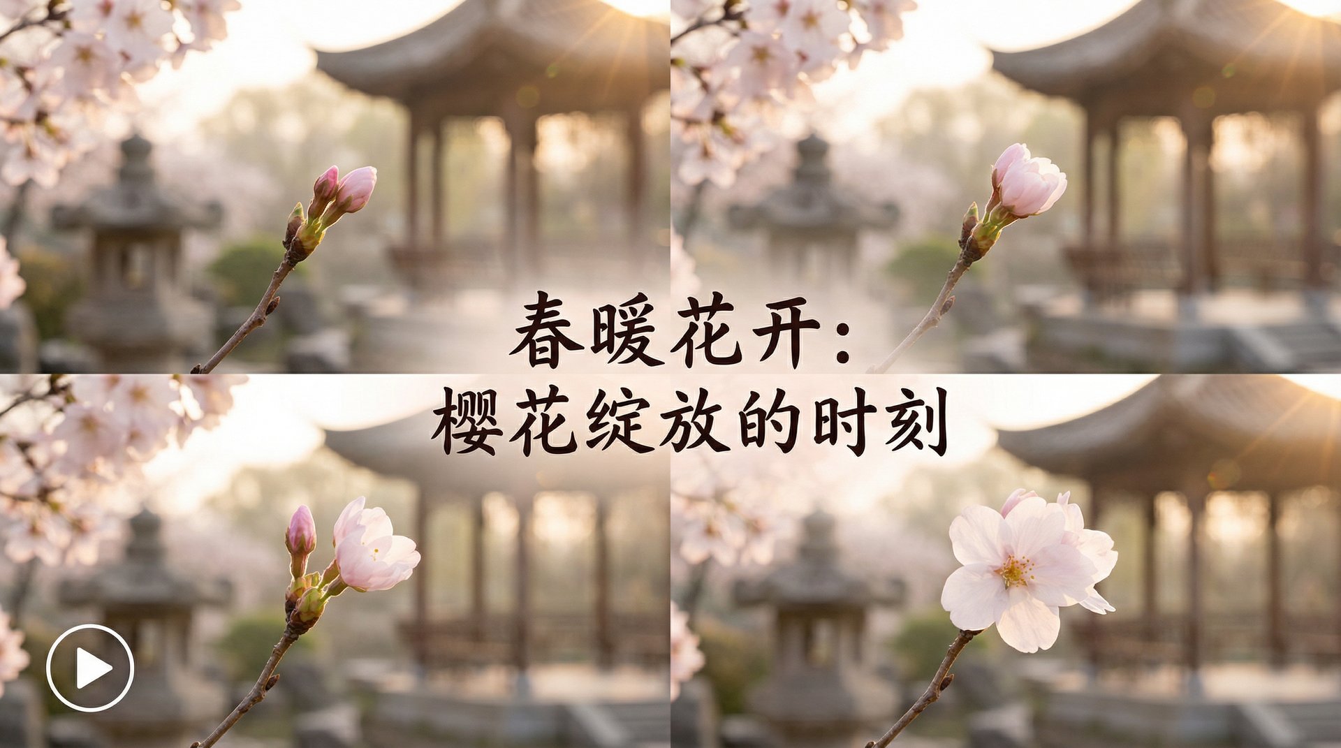 丝瓜视频植物视频樱花绽放延时摄影